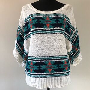 Women’s American Eagle Outfitters Southwestern pattern Knit Sweater size M